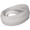 Heyiarbeit 5m/16.4ft PET Expandable Braid Cable Sleeving Flexible Wire Mesh Sleeve White 10mm view 1