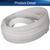 Heyiarbeit 5m/16.4ft PET Expandable Braid Cable Sleeving Flexible Wire Mesh Sleeve White 10mm view 3