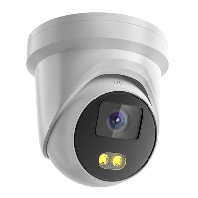 DS-2CD2387G2-LU 2.8mm Hik 8MP Color-VU PoE IP Camera, Outdoor Indoor 4K Turret Network Camera with 24/7 Colorful Image, Human/Vehicle Detection, Built-in Mic, Compatible with Hik NVR, IP67 Waterproof