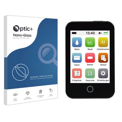 Optic+ Nano Glass Screen Protector Compatible With Medtrum A7+ TouchCare