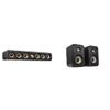 Polk Audio Signature Elite ES35 Slim Center Channel Speaker + ES10 Surround Loudspeakers Bundle - Hi-Res Audio Certified, Dolby Atmos & DTS:X Compatible view 1