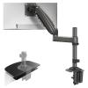 HUANUO Single Monitor Mount, Adjustable Monitor Arm Desk Mount Fits 13-32 inch Screen view 1