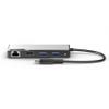 ALOGIC USB-C Fusion Alpha 5-in-1 Hub V2-2 x USB-A 3.1 Gen 1, 1 x USB-C 3.1 Gen 1 & 100WPD, 1 x HDMI 4K@60Hz, and 1 x Gigabit Ethernet view 2