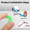 Success Stationery 20 Pieces Highly Flexible Silicone Cable Protectors, Charger Cable Protector, Charger Protector, Wire Protector, Cable Protector, Charging Cable Protector view 4