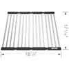 Blanco, 238483, Precis 18-1/8" L x 17-5/16" W Basin Rack, Stainless Steel view 3
