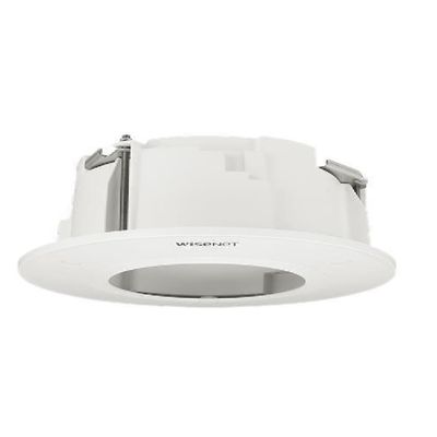HANWHA TECHWIN SHD-1600FPW Plenum in-Ceiling Flush Mount for Dome Camera, Bracket., White