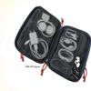 TROIKA Business Tech Pouch 2 Cable Bag for Electronic Accessories Polyester in Blue Dimensions: 23.5 cm x 17 cm x 3.5 cm BGO44/DB, blue, 23,5cm, Modern view 2