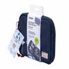 TROIKA Business Tech Pouch 2 Cable Bag for Electronic Accessories Polyester in Blue Dimensions: 23.5 cm x 17 cm x 3.5 cm BGO44/DB, blue, 23,5cm, Modern view 4