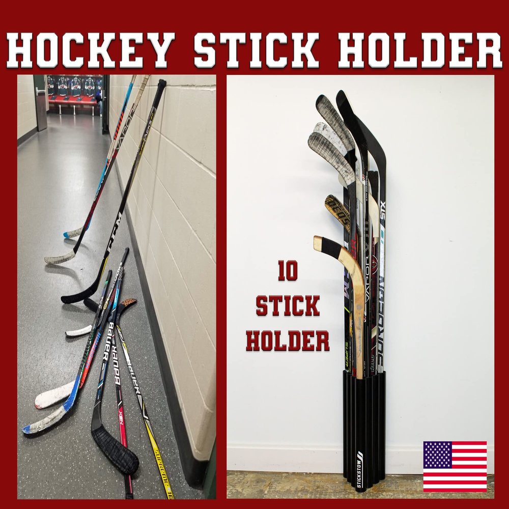 Stickstow Hockey Stick Holder Organizer Closet Garage Home Office anywhere anytime.