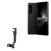 BoxWave Car Mount Compatible with Sony Xperia 1 III - Rearview Mirror Car Mount, Rear View Mirror Adjustable GPS Car Mount - Jet Black view 1