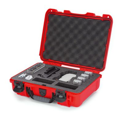 Nanuk 910 Waterproof Hard Case with Foam Insert for DJI Mini SE Fly More Kit - Red (910-MAVMSE9)