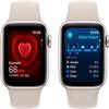 Apple Watch Series 7 (GPS + Cellular, 41MM) Silver Stainless Steel Case with Starlight Sport Band (Renewed) view 4