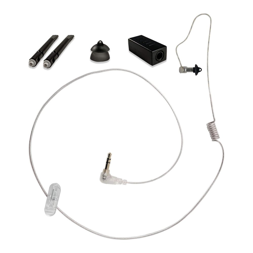 Comm Gear Supply Invisible Series Upgrade Kit: The Ultimate Discrete Monitor Only IFB Ambidextrous Earpiece - Anchor/Broadcaster Earset