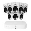 8-channel Fusion NVR System with Smart Deterrence and Mask Detection Security Cameras 8 view 1