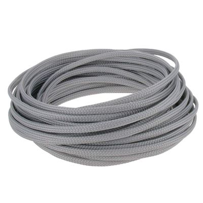 Jutagoss 10m/32.8ft PET Expandable Braid Cable Sleeving, Flexible Wire Mesh Sleeve Grey