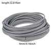 Jutagoss 10m/32.8ft PET Expandable Braid Cable Sleeving, Flexible Wire Mesh Sleeve Grey view 3