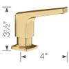 Blanco Rivana Deck Mounted Soap Dispenser with 10 oz Capacity view 3