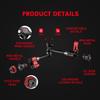 IFOOTAGE Magic Arm Clamp MA5-6, 11 Inches Adjustable Friction Power Articulating Magic Arm with 1/4" and 3/8" Thread Screw for DSLR Camera Rig/LCD Monitor/LED Lights view 2