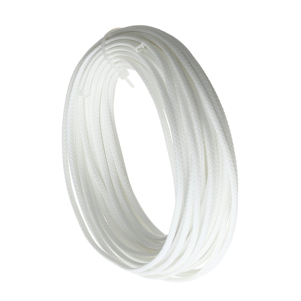 Jutagoss 10m/32.8ft PET Expandable Braid Cable Sleeving, Flexible Wire Mesh Sleeve White