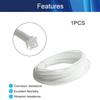 Jutagoss 10m/32.8ft PET Expandable Braid Cable Sleeving, Flexible Wire Mesh Sleeve White view 3