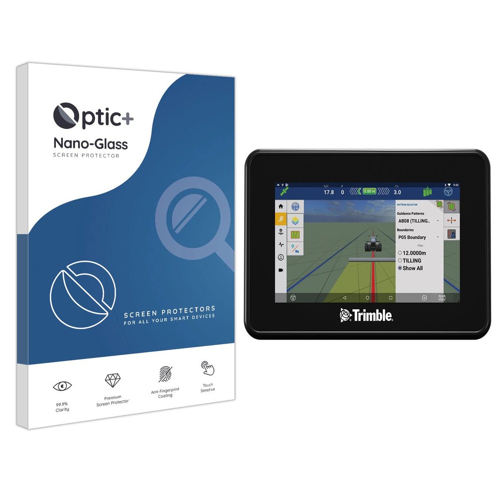 Optic+ Nano Glass Screen Protector Compatible With Trimble GFX-350