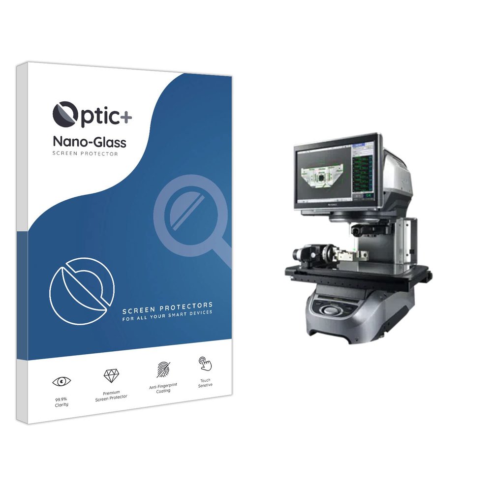 Optic+ Nano Glass Screen Protector Compatible With Keyence IM-8020 Glasplatte