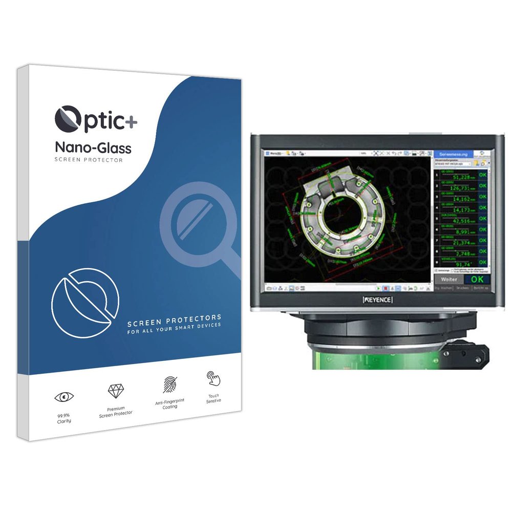 Optic+ Nano Glass Screen Protector Compatible With Keyence IM-8020 Display