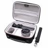 Camera Case Compatible with Sony Alpha ZV-E10 / ZV-1F / ZV-1 / ZV-1 II Vlog Camera with Shoulder Strap by LTGEM, Fits Vlogger Accessory Kit Tripod and Microphone, Black+Gray view 1