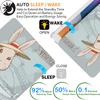 DuraSafe Cases for iPad mini 5 7.9 Inch 2019 [ Mini 5th Gen ] A2133 A2124 A2126 A2125 Printed Smart Trifold Lightweight Soft Silicone Transparent Front & Back Cover - Rabbit Cartoon Print view 3
