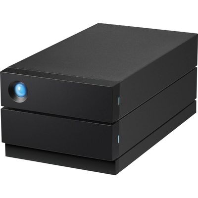 LaCie 2big RAID 40TB External Hard Drive Desktop HDD USB-C, 7200 RPM Enterprise Class Drives, for Mac and PC Desktop, Rescue Services (STHJ40000800)