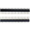 10pcs Break-Away 0.1" 2x20 Pin 40Pin Strip Dual Male Headers for Raspberry Pi Zero GPIO (Long 11mm / 0.43") view 3