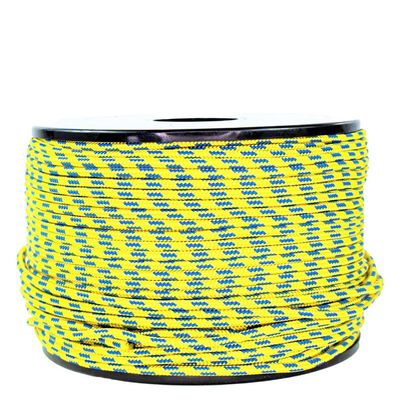 ARMBURY Climbing Accessory Cords - Multipurpose Lines for Mountaineering Camping Hiking Fishing Outdoor Recreation Lightweight Durable Cords for Rescue Survival and Everyday Use (4mm x 100m, Yellow)