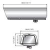 HANWHA TECHWIN SHB-4301HP Wall Mount Outdoor Fixed Camera Housing with Mounting Bracket, Heater, Blower. view 2