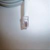 RJ10 RJ9 RJ22 4P4C TELEPHONE HANDSET CABLE - VARIOUS LENGTHS (Straight cable length - 1m) view 2