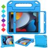 SUPLIK Kids Case for iPad 9th/8th/7th Generation -10.2 inch 2021/2020/2019, Built with Screen Protector, Durable Shockproof Handle Stand Case for Apple iPad Gen 9/8/7, Blue view 1