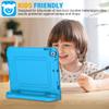 SUPLIK Kids Case for iPad 9th/8th/7th Generation -10.2 inch 2021/2020/2019, Built with Screen Protector, Durable Shockproof Handle Stand Case for Apple iPad Gen 9/8/7, Blue view 3