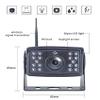 4X Digital Wireless Backup Cameras with 7 Inch 4 Split Monitor for RV Truck Trailer Camper Heavy Duty Vehicle, HD 1080P 18 IR LEDs Night Vision IP68 view 2