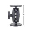 Arkon Mounts RMS2XCMAMPS 4 Inch Heavy Duty 4-Hole AMPS Mount Retail Black view 3
