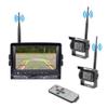 2X Digital Wireless Backup Cameras with 7 Inch Monitor for RV Truck Trailer Camper Heavy Duty Vehicle, HD 1080P 18 IR LEDs Night Vision IP68 view 2