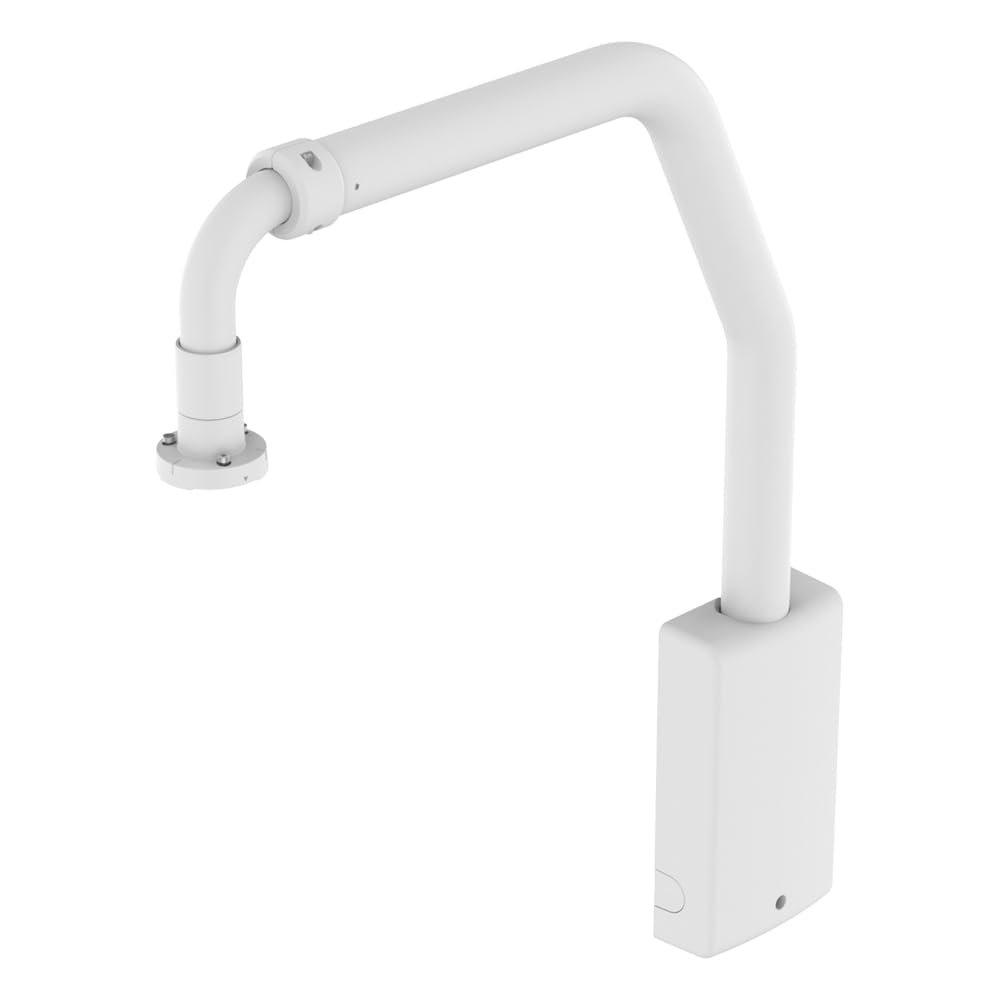 HANWHA TECHWIN SBP-156LMW Telescoping Parapet Mount for PTZ Dome Cameras, Bracket, White.