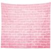 BELECO 8x6ft Fabric Pink Brick Wall Photography Backdrop Brick Background Backdrop for Baby Shower Girls Birthday Party Decor Newborn Baby Photoshoot Children Kids Portrait Background Studio Props view 3