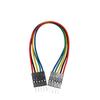 Unifizz PVC Multicolored Dupont Wire Length 200mm 5Pin Male to Male Terminal Wire Jumper Cable, Breadboard Jumper Ribbon Cable Kit, Multicolored 10pcs view 1