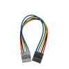 Unifizz PVC Multicolored Dupont Wire Length 200mm 5Pin Female to Female Terminal Wire Jumper Cable, Breadboard Jumper Ribbon Cable Kit, Multicolored 10pcs view 1