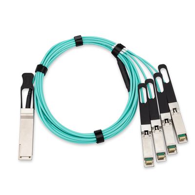 HPC Optics Compatible with Cisco QSFP-4SFP25G-AOC10M 100GBASE-AOC QSFP28 to 4xSFP28 Breakout Active Optical Cable | 4x25G 10m AOC QSFP-4SFP25G-AOC10M-HPC