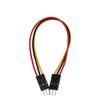 Unifizz PVC Multicolored Dupont Wire Length 200mm 3Pin Male to Male Terminal Wire Jumper Cable, Breadboard Jumper Ribbon Cable Kit, Multicolored 10pcs view 1