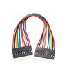 Unifizz PVC Multicolored Dupont Wire Length 300mm 11Pin Male to Male Terminal Wire Jumper Cable, Breadboard Jumper Ribbon Cable Kit, Multicolored 10pcs view 1