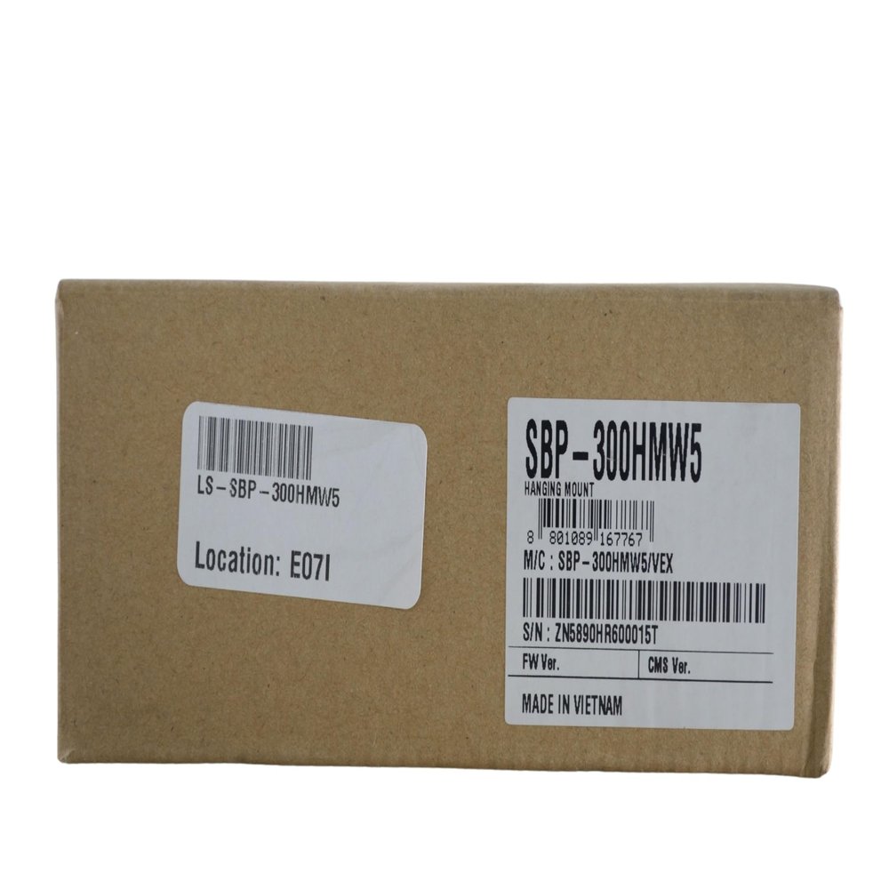 HANWHA TECHWIN SBP-300HMW5 Mounting Cap Adapter for Cameras, Bracket, White.