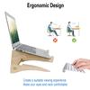 UI U & I Laptop Stand, Wooden Laptop Stand, Detachable Wooden Notebook Holder Mount Stand for Desk, 11-14inch Compatible with Apple MacBook Air Mac Pro, HP, DELL, Acer, Toshiba, Surface, Lenovo etc view 2