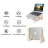 UI U & I Laptop Stand, Wooden Laptop Stand, Detachable Wooden Notebook Holder Mount Stand for Desk, 11-14inch Compatible with Apple MacBook Air Mac Pro, HP, DELL, Acer, Toshiba, Surface, Lenovo etc view 4