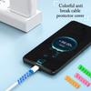 Fanoshon Charger Cable Protectors for iPhone 17 16 USB C Charging Cord Savers 35 PCS with Cable Clips 4 PCS, Silicone Cord End Identifiers for Headphone Laptop Cell Phone Accesories view 2